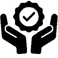 hands and gear icon