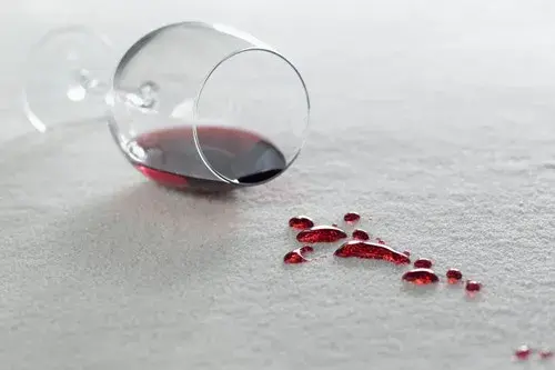 Man spilling his coffee